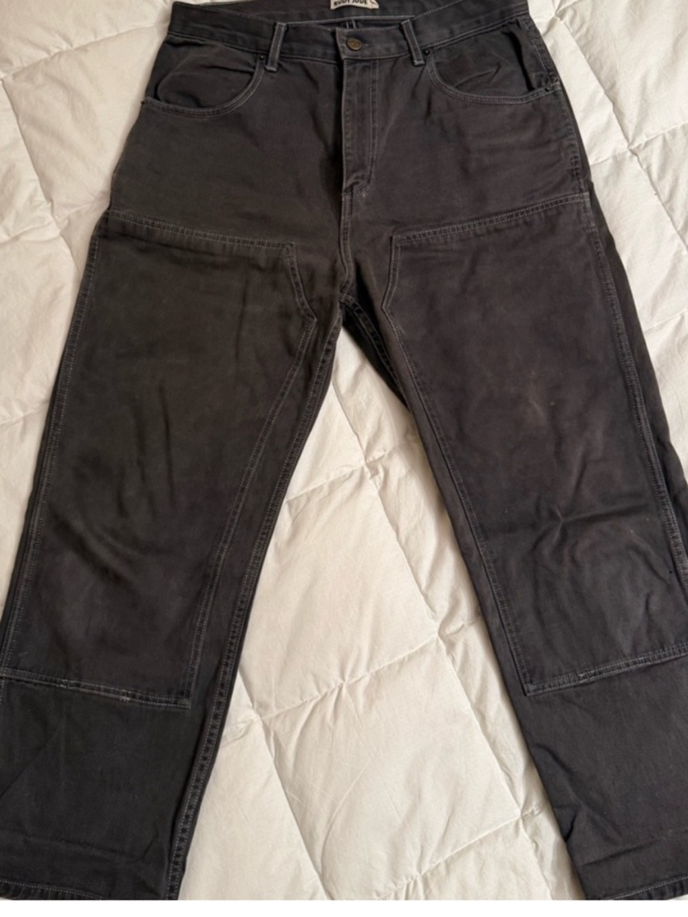 Rudy Jude Utility Canvas Jeans in Sage Size 4 - Picture 8 of 13